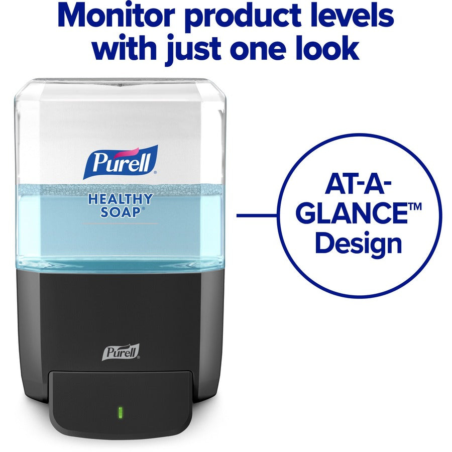 PURELL® ES4 CRT HEALTHY SOAP Naturally Clean Foam Refill - Citrus Scent - 1.27 quart - Dirt Remover, Kill Germs - Skin - Blue - Bio-based, Preservative-free, Paraben-free, Phthalate-free, Dye-free, Antibacterial-free, Quick Rinse - 2 / Carton