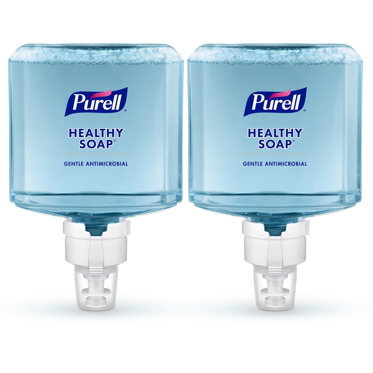 PURELL® ES8 HEALTHY SOAP&trade; 0.5% BAK Antimicrobial Foam - 1.27 quart - Kill Germs - Hand, Skin - Moisturizing - Blue - Dye-free, Bio-based - 2 / Carton