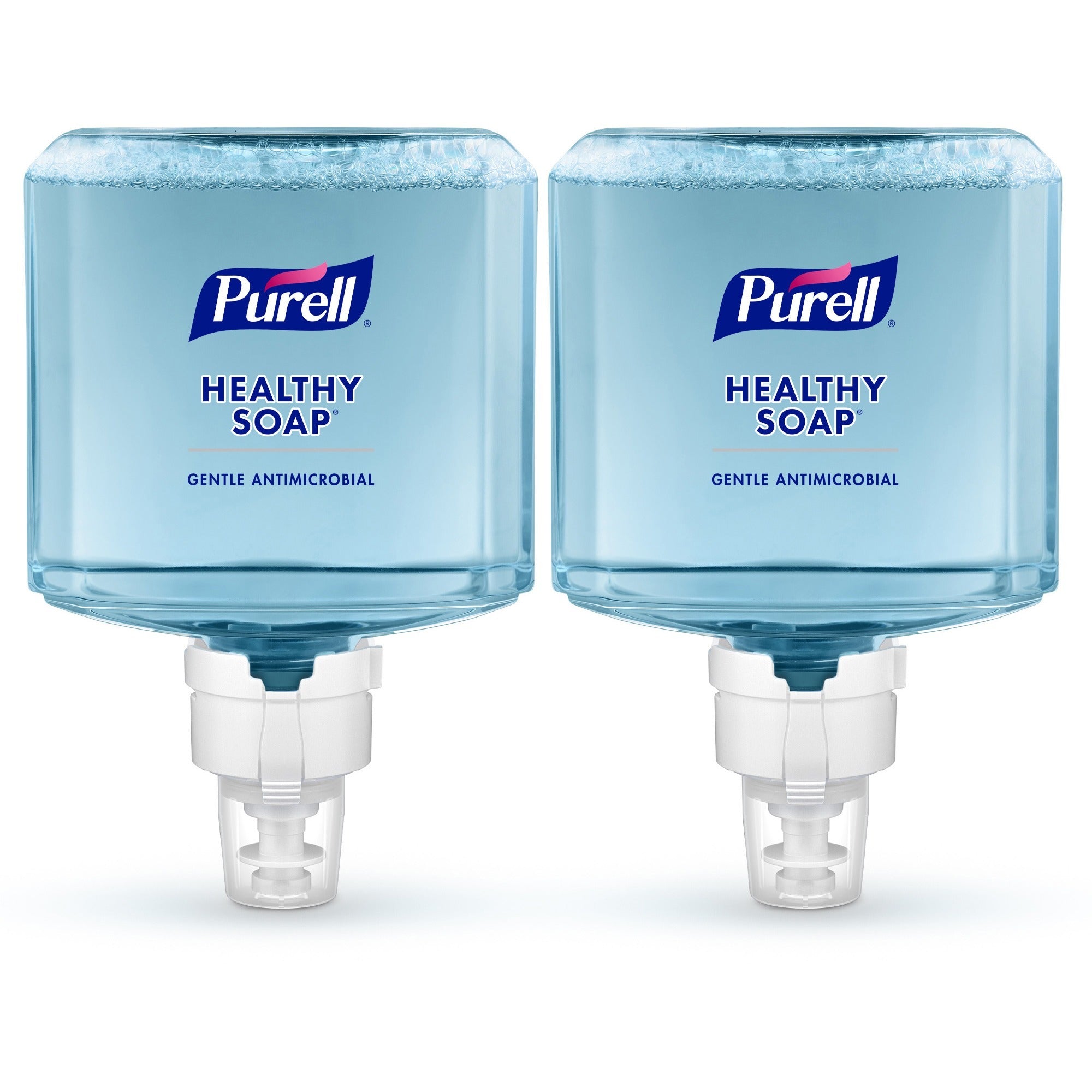 PURELL® ES8 HEALTHY SOAP&trade; 0.5% BAK Antimicrobial Foam - 1.27 quart - Kill Germs - Hand, Skin - Moisturizing - Blue - Dye-free, Bio-based - 2 / Carton