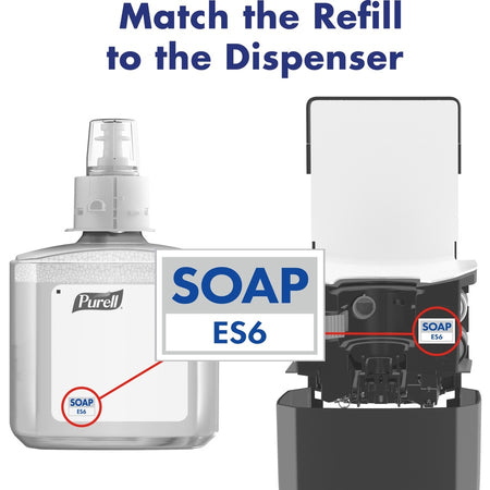 PURELL® ES6 HEALTHY SOAP™ Fresh Scent Foam - Dirt Remover & Germ Killer - Skin Care Dispensers Refills