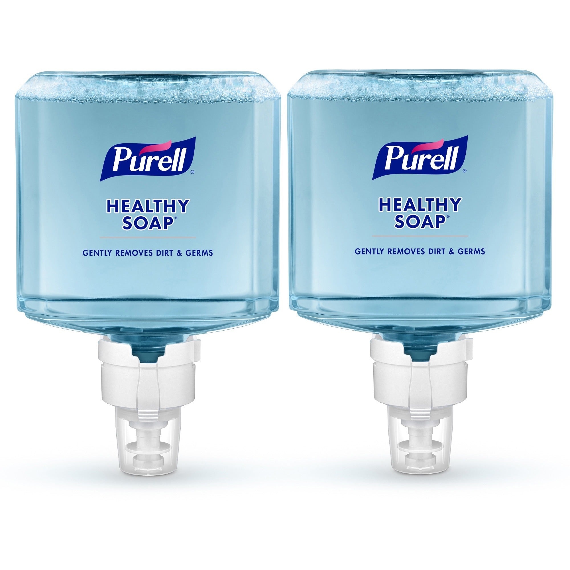 PURELL® ES8 HEALTHY SOAP&trade; Fresh Scent Foam - Fresh Scent - 1.27 quart - Dirt Remover, Kill Germs - Hand, Skin - Moisturizing - Blue - Dye-free, Pleasant Scent, Bio-based, Phthalate-free, Paraben-free, Triclosan-free - 2 / Carton