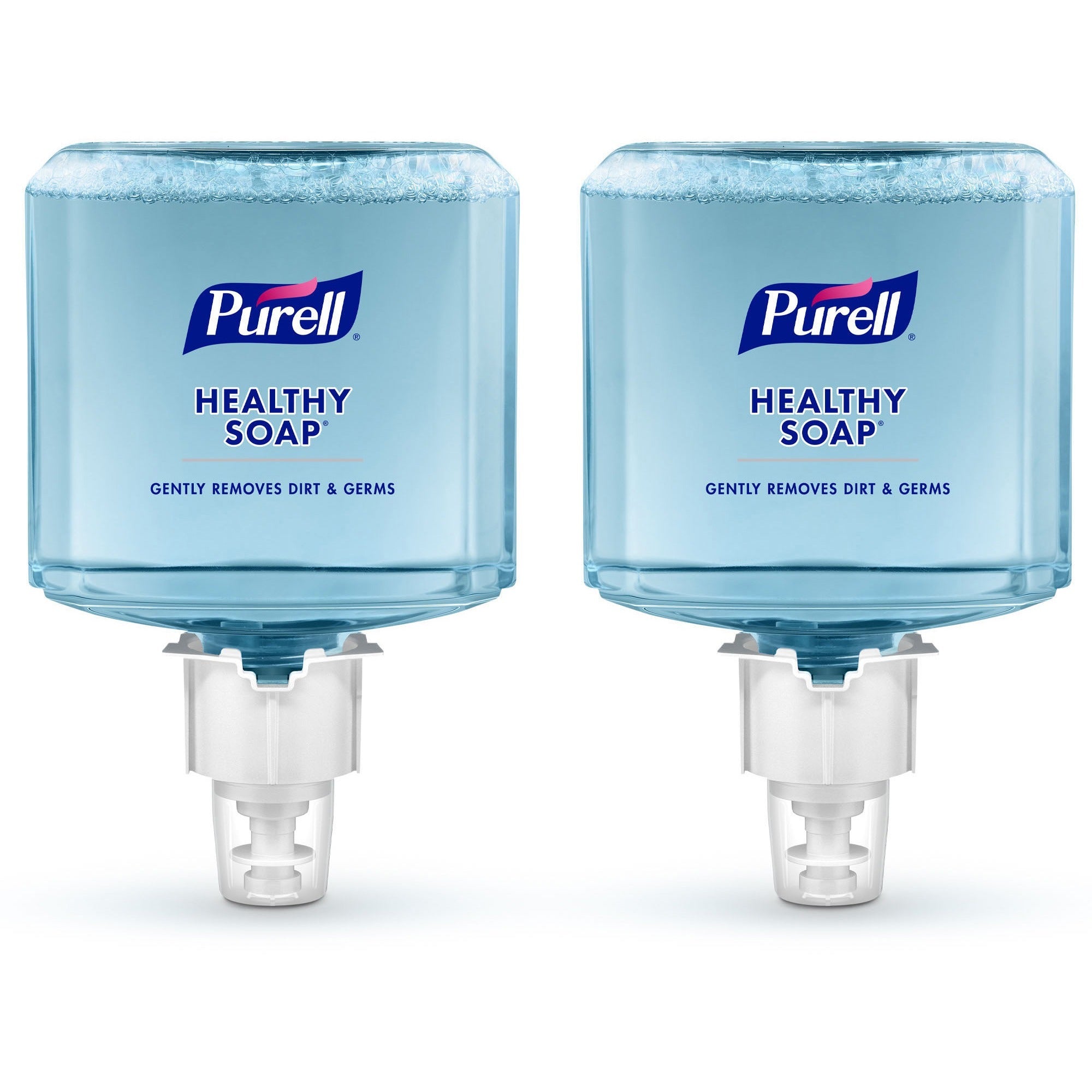 PURELL® HEALTHY SOAP&trade; ES4 Fresh Scent Foam Refill - Fresh Scent - 1.27 quart - Dirt Remover, Kill Germs - Hand, Skin - Moisturizing - Blue - Dye-free, Pleasant Scent, Bio-based, Phthalate-free, Paraben-free, Triclosan-free - 2 / Carton