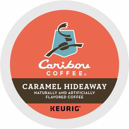 Caribou Coffee® K-Cup Caramel Hideaway - Medium - K-Cup - 24 / Box