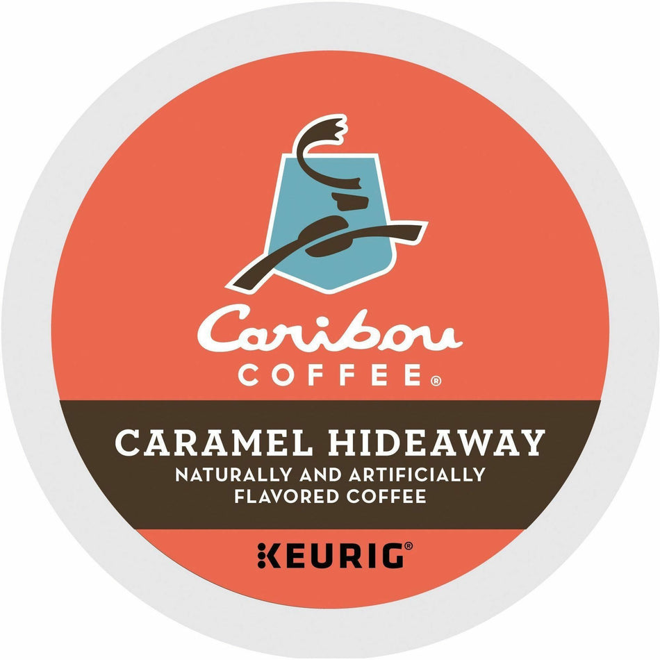 Caribou Coffee® K-Cup Caramel Hideaway - Medium - K-Cup - 24 / Box