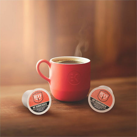 revv® K-Cup Pod No Surrender Keurig Single-Serve Pods Dark Roast Coffee 24 Count - Compatible with Brewer