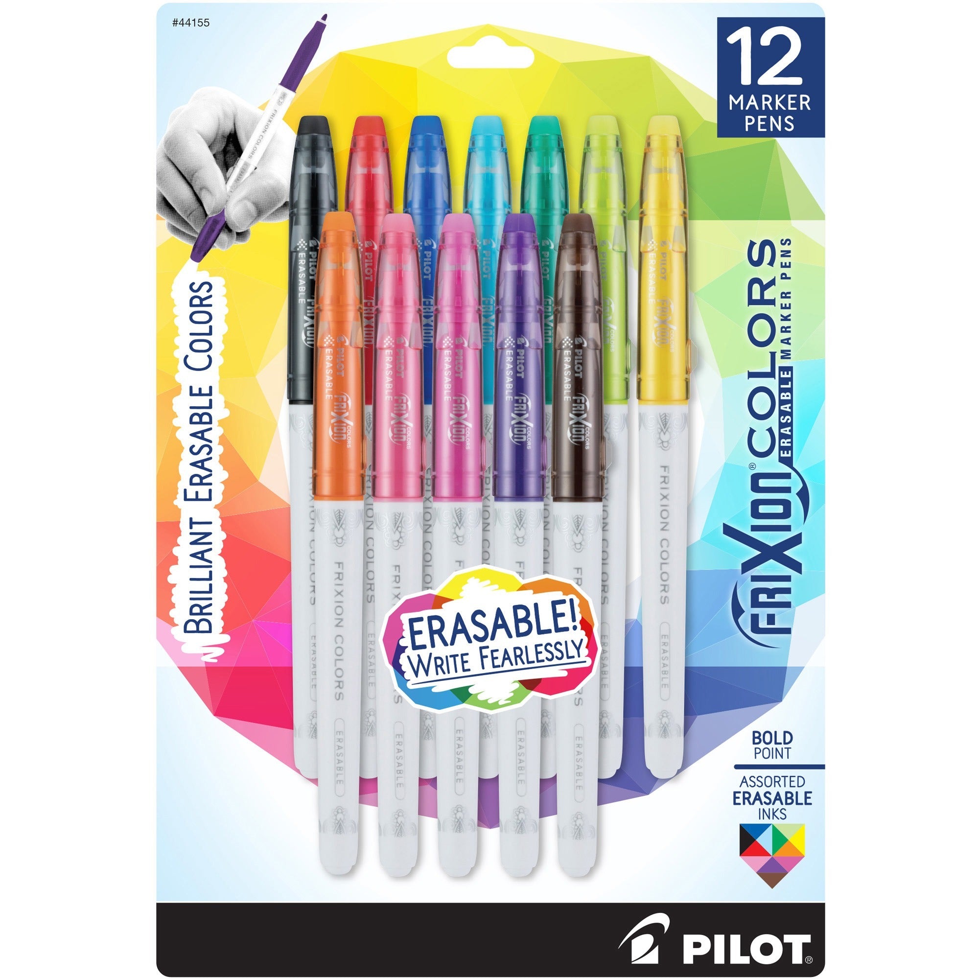 FriXion Colors Erasable Marker Pens - Erasable - 12 / Pack