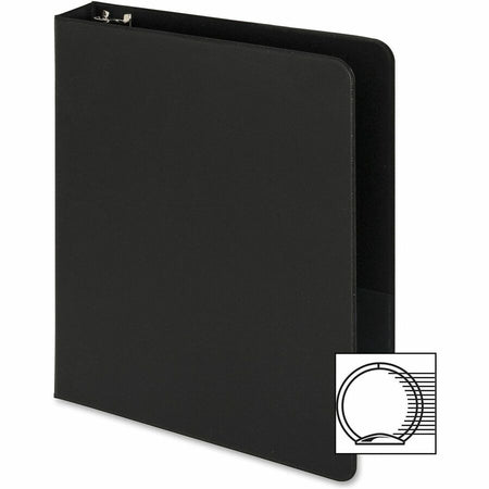 Business Source Basic Round Ring Binders - Rear