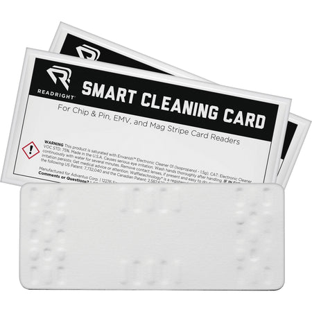 Read Right Smart Cleaning Card - For Multipurpose - White - 10 / Pack