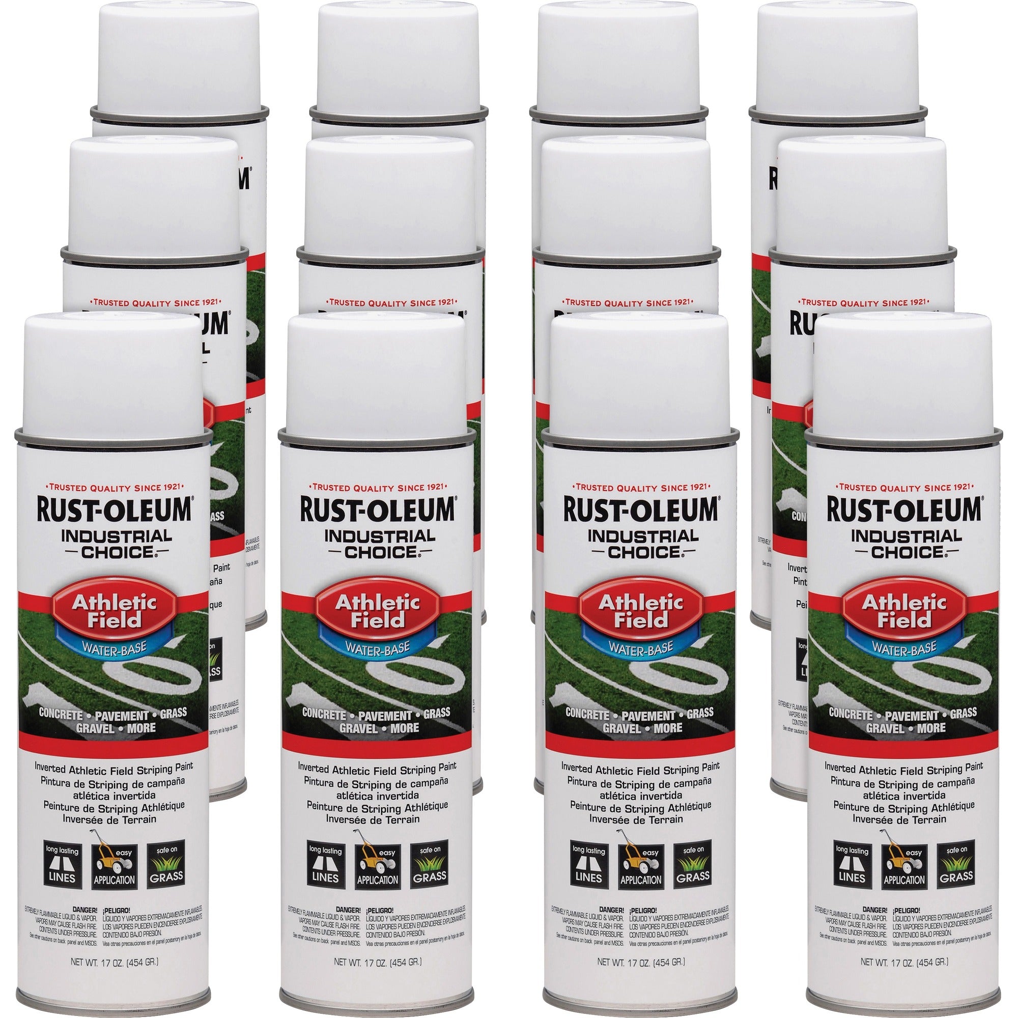 Industrial Choice Athletic Field Striping Paint - 1 Color(s) - White - 17 fl oz - 12 / Carton