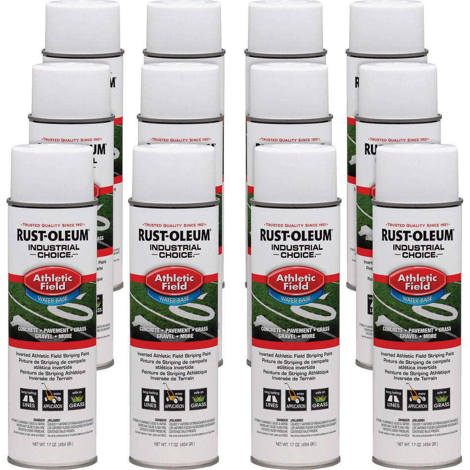 Industrial Choice Athletic Field Striping Paint - 1 Color(s) - White - 17 fl oz - 12 / Carton
