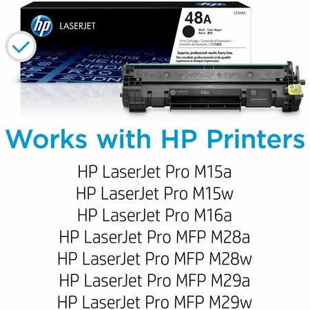 HP 48A (CF248A) Original Laser Toner Cartridge - Black - 1 Each - Alternate-Image1