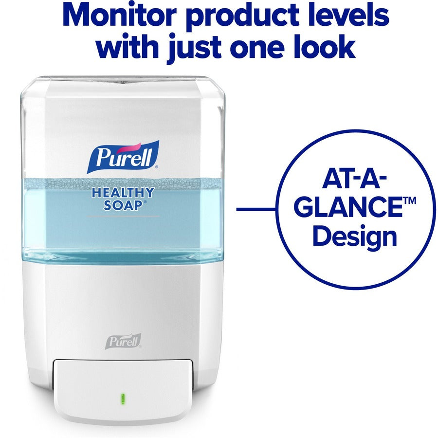 PURELL® ES4 Soap Dispenser - Manual - 1.27 quart Capacity - Locking Mechanism, Durable, Wall Mountable - White - 1 Each