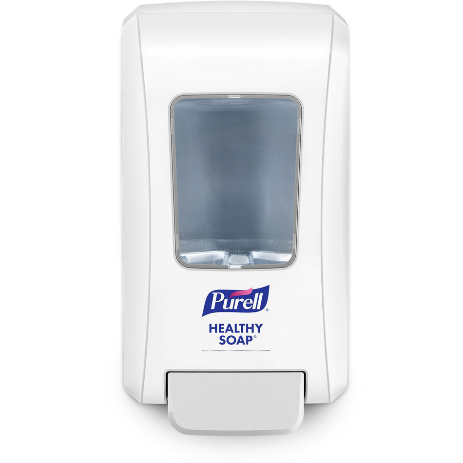 PURELL® FMX-20 Foam Soap Dispenser - Manual - 2.11 quart Capacity - Site Window, Locking Mechanism, Durable, Wall Mountable, Rugged - White - 1 Each