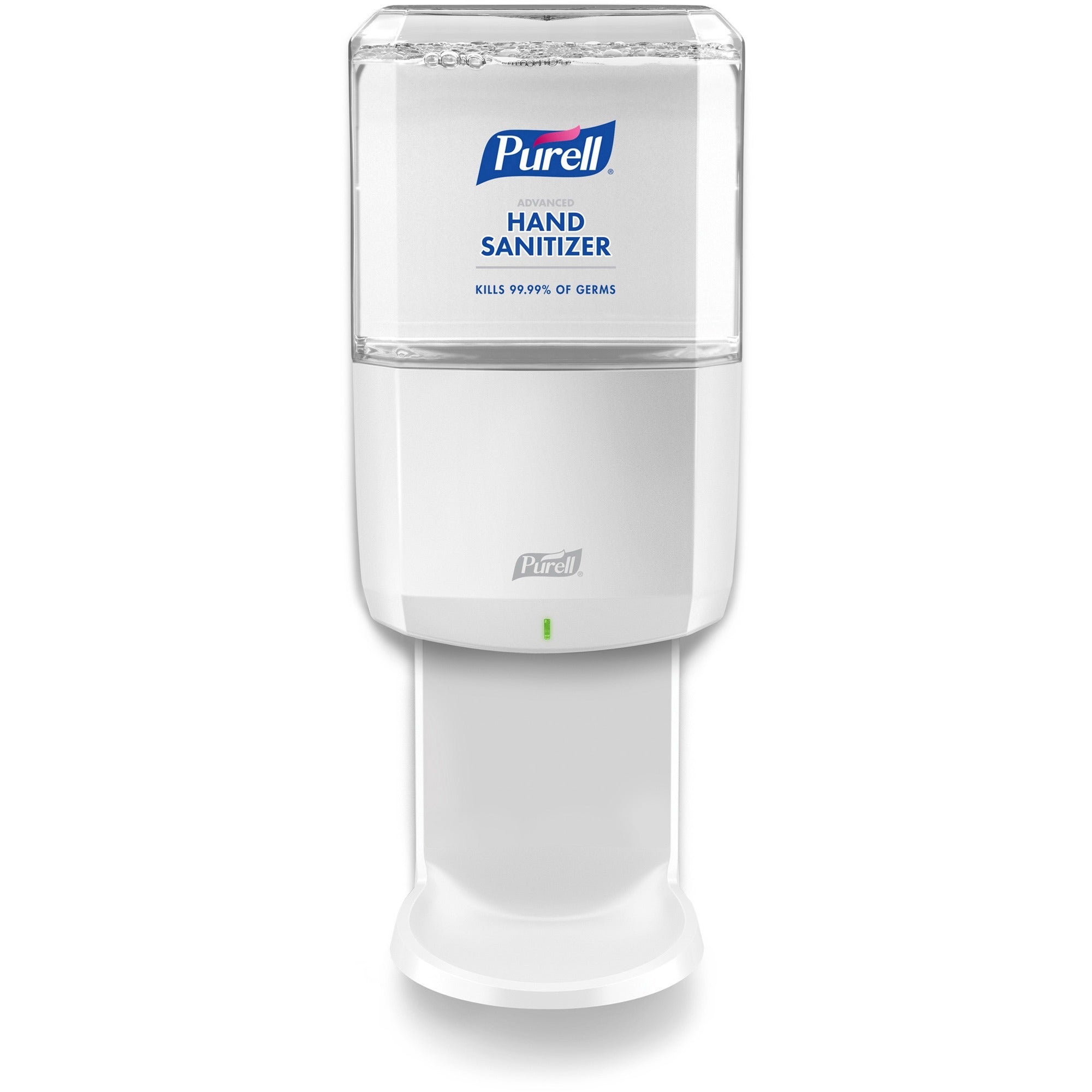 PURELL® ES6 Hand Sanitizer Dispenser - Automatic - 1.27 quart Capacity - Support 4 x C Battery - Locking Mechanism, Durable, Wall Mountable - White - 1 Each