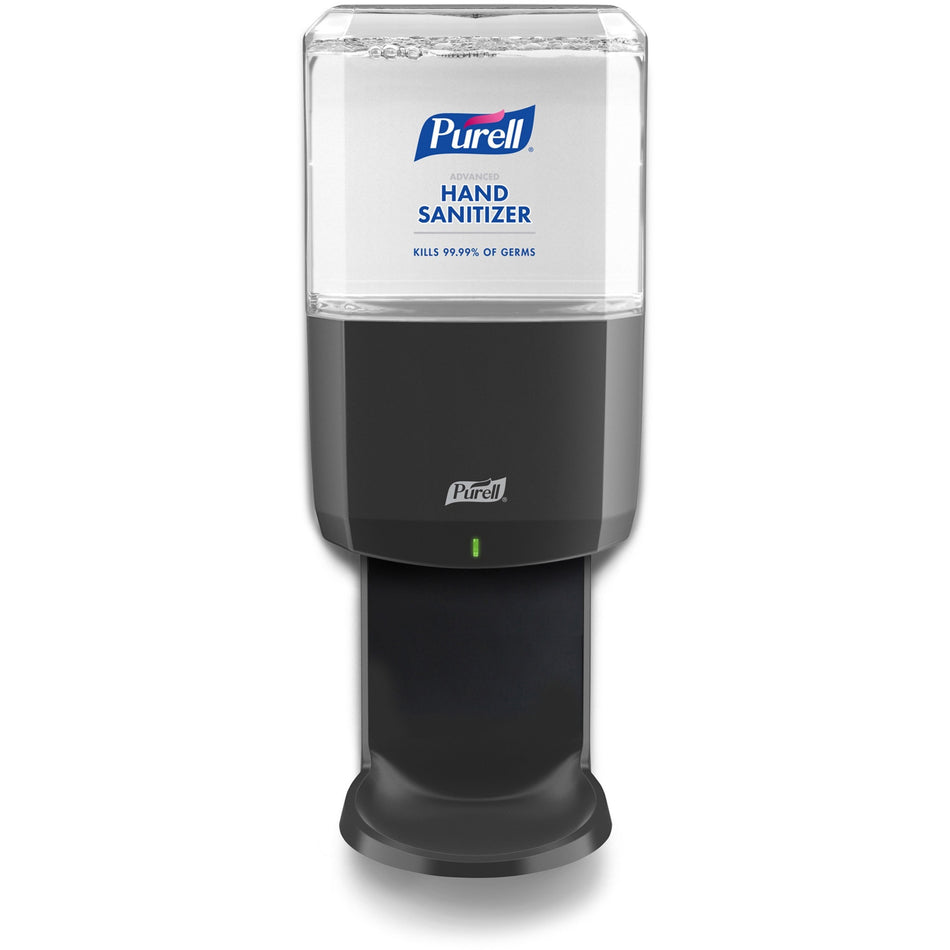 PURELL® ES6 Touch-Free Hand Sanitizer Dispenser, Graphite (6424-01) - Automatic - 1.27 quart Capacity - Support 4 x C Battery - Locking Mechanism, Durable, Wall Mountable, Touch-free - Graphite - 1 Each