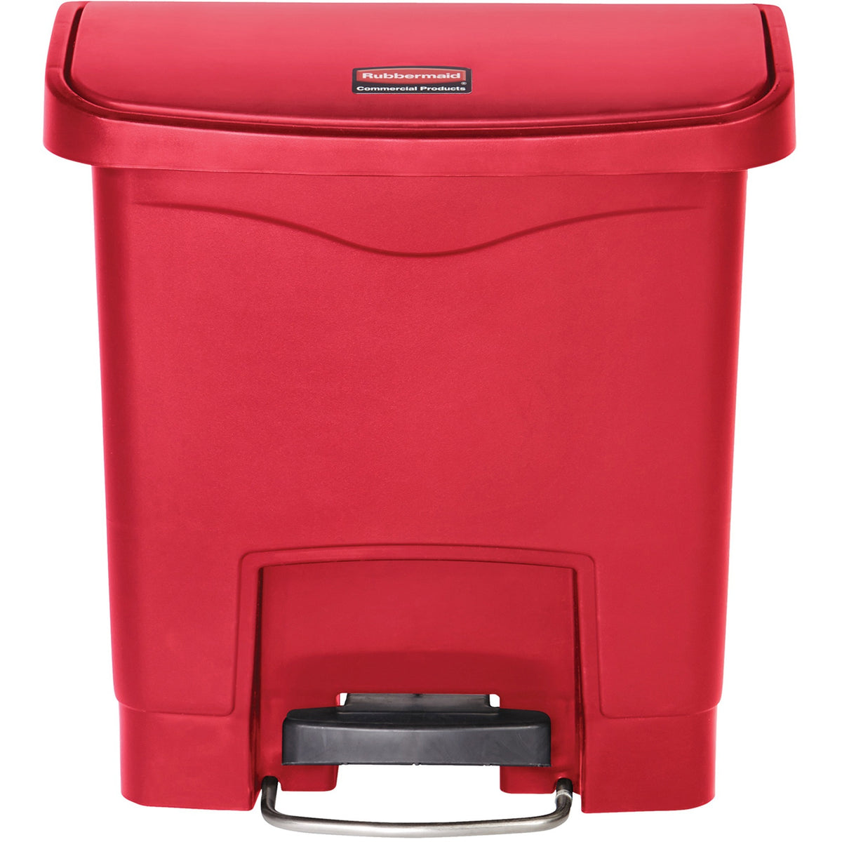 Rubbermaid Commercial Slim Jim 4G Front Step Container - 4 gal - Durable Easy to Clean - Waste Containers & Lids