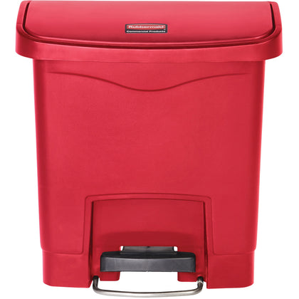 Rubbermaid Commercial Slim Jim 4G Front Step Container - 4 gal - Durable Easy to Clean - Waste Containers & Lids