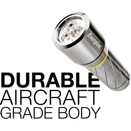 Energizer Vision HD Compact Flashlight: 270lm LED Metal Chrome - Flashlights