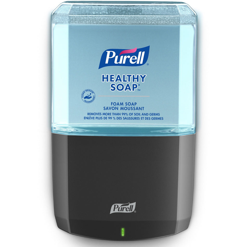 PURELL® ES8 Soap Dispenser - Automatic - 1.27 quart Capacity - Touch-free, Refillable, Wall Mountable - Graphite - 1 Each