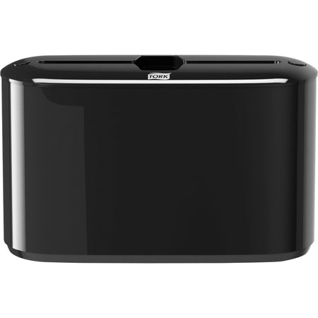 TORK Xpress Countertop Multifold Hand Towel Dispenser - Multifold Dispenser - 7.9" Height x 12.7" Width x 4.6" Depth - Plastic - Black - Compact, Lockable - 1 Each