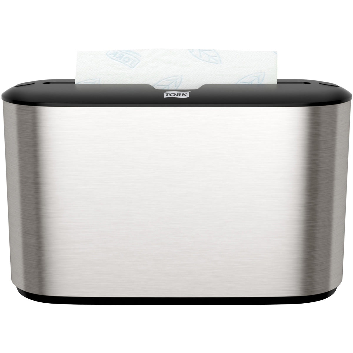 TORK Xpress Countertop Multifold Hand Towel Dispenser - Multifold Dispenser - 7.9" Height x 12.7" Width x 4.6" Depth - Plastic, Metal - Stainless - Compact, Lockable - 1 Each