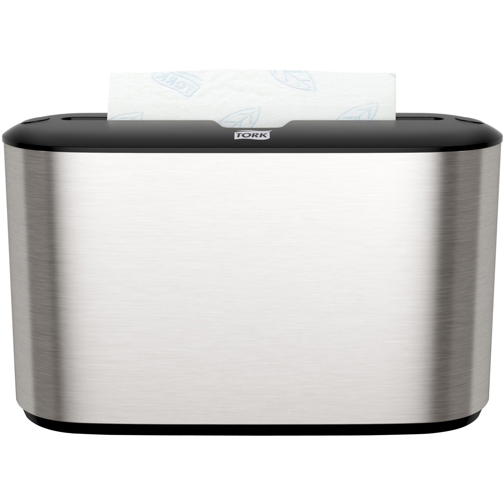 TORK Xpress Countertop Multifold Hand Towel Dispenser - Multifold Dispenser - 7.9" Height x 12.7" Width x 4.6" Depth - Plastic, Metal - Stainless - Compact, Lockable - 1 Each