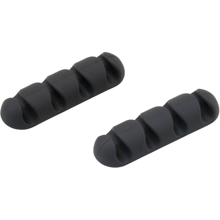 Bluelounge CableDrop Multi Cable Anchor for Multiple Cords - Cable Anchor - Black - 2.60" Length - 2 / Pack
