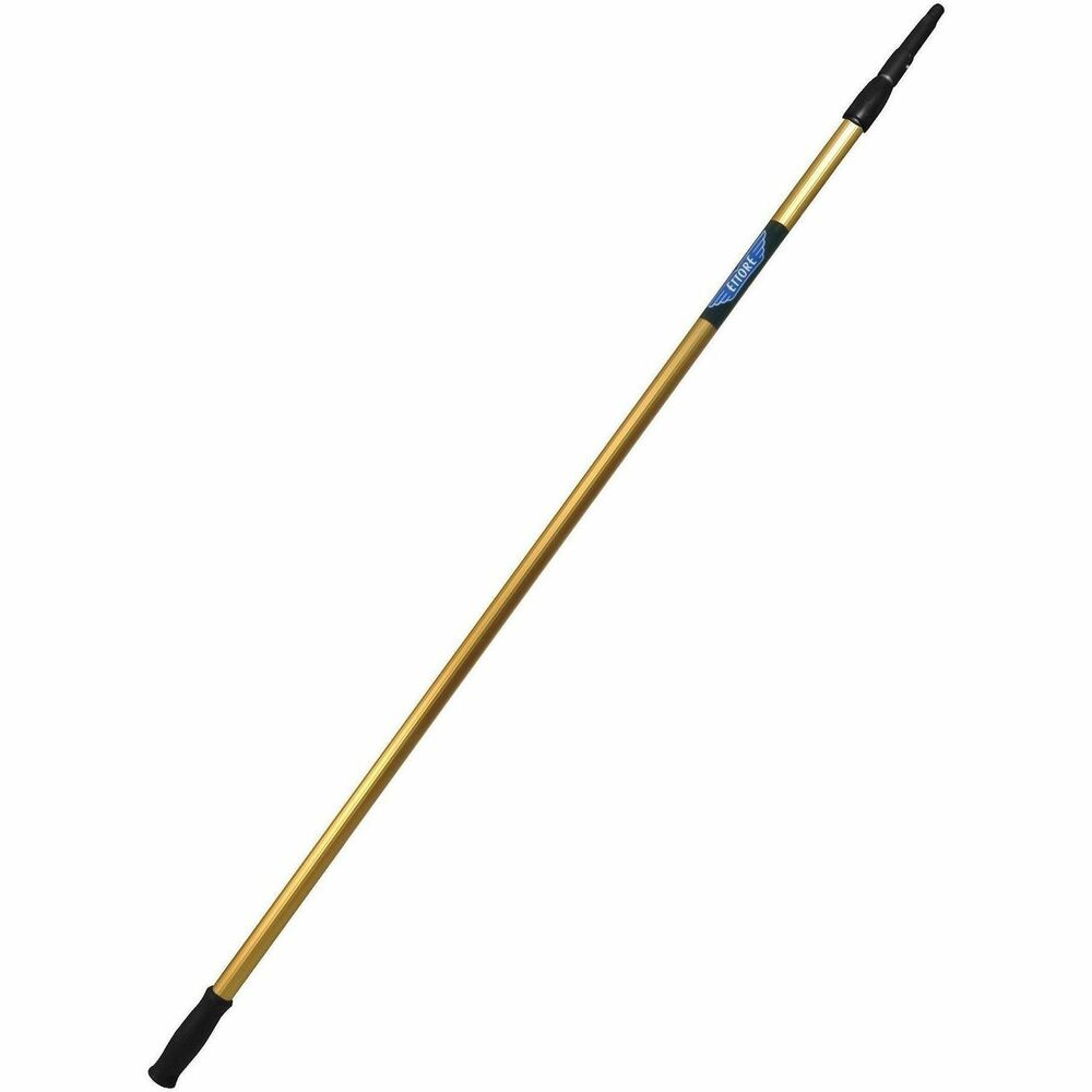 Ettore REA-C-H 2-Section Pole - 96" Length - Gold, Black - Anodized Aluminum - 1 Each