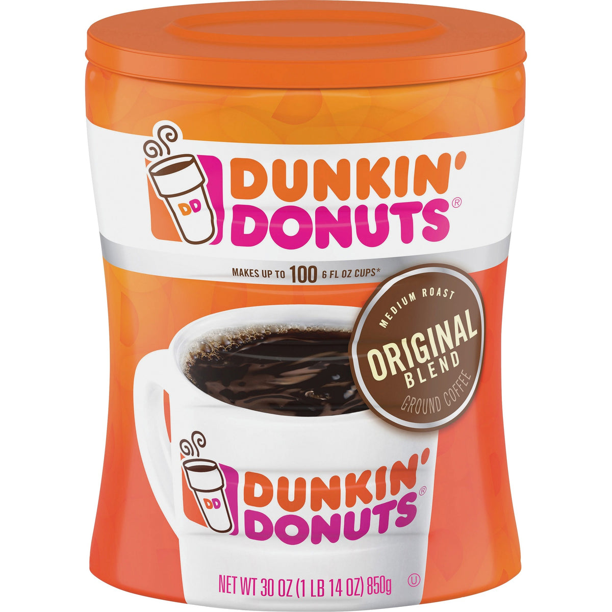 Dunkin' Donuts Original Blend Coffee - Medium - 30 oz - Original Blend - 1 / Each