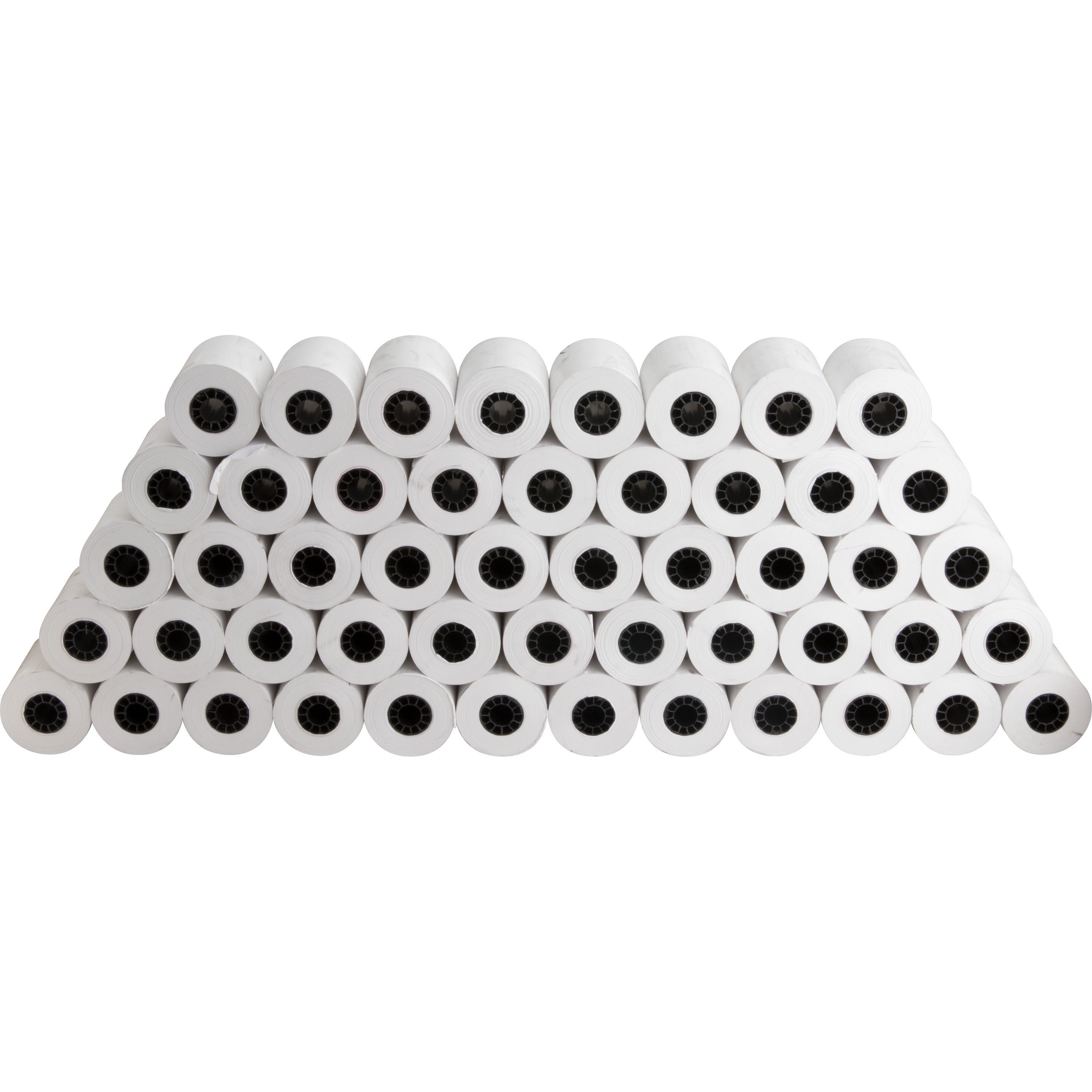 Business Source Thermal Paper Rolls - 2 1/4" x 80 ft - 48 g/m&#178; Grammage - Smooth - White - 50 / Carton