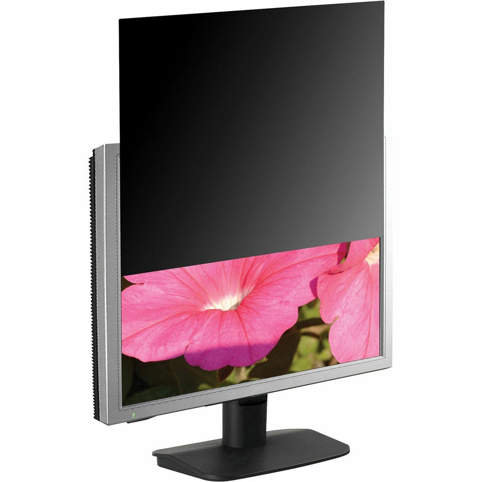 Business Source 16:9 Ratio Blackout Privacy Filter Black - For 24" Widescreen LCD Monitor - 16:9 - Anti-glare - 1 Each