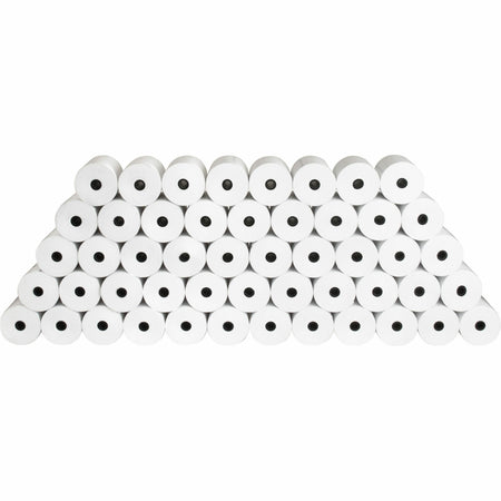 Business Source Thermal Paper - 3 1/8" x 273 ft - 48 g/m&#178; Grammage - Smooth - White - 50 / Carton