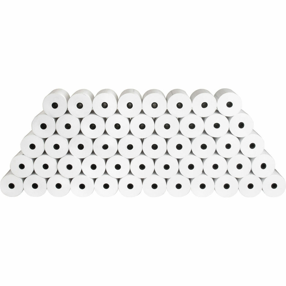 Business Source Thermal Paper - 3 1/8" x 273 ft - 48 g/m&#178; Grammage - Smooth - White - 50 / Carton