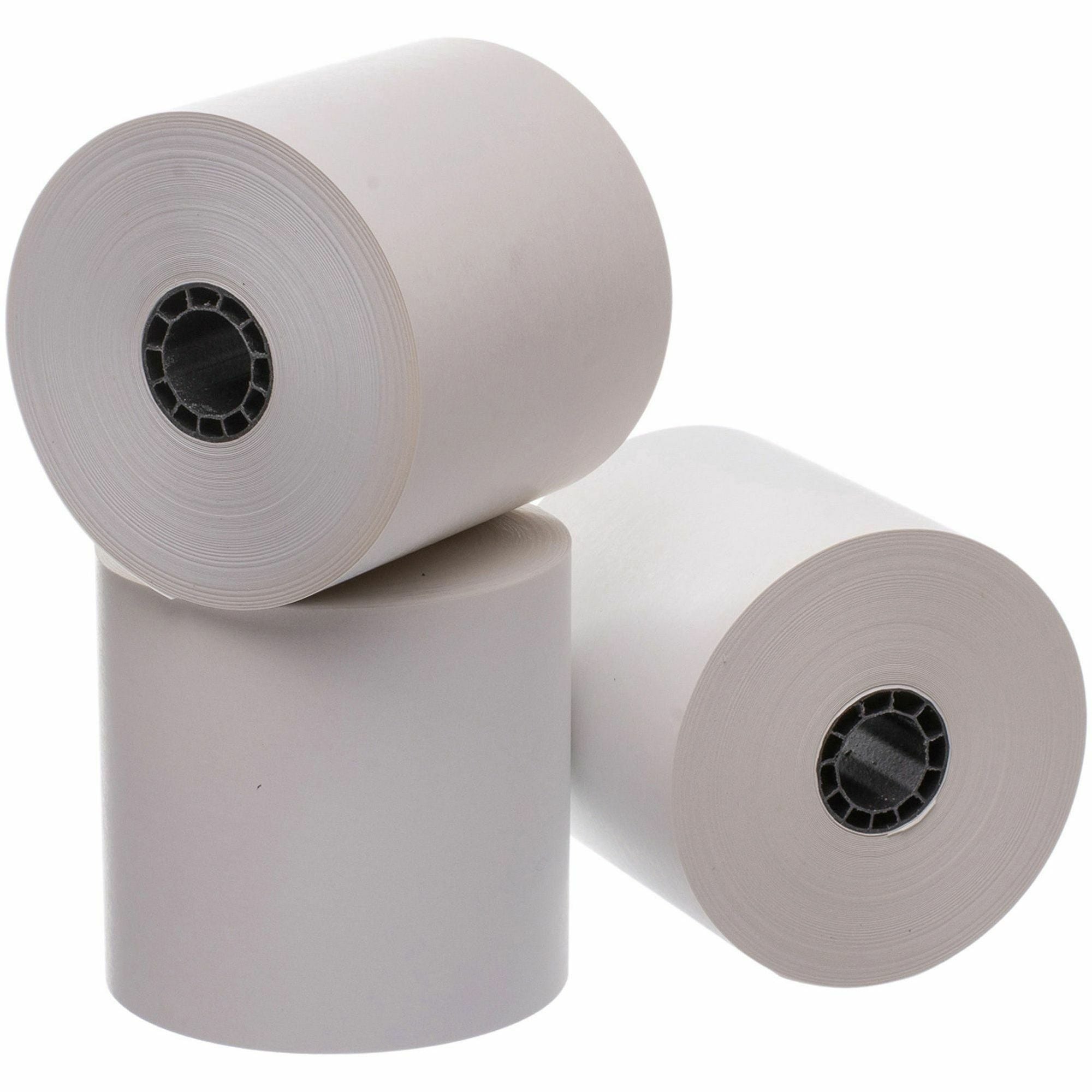 Business Source Thermal Paper - 2 1/4" x 165 ft - 48 g/m&#178; Grammage - Smooth - White - 3 / Pack