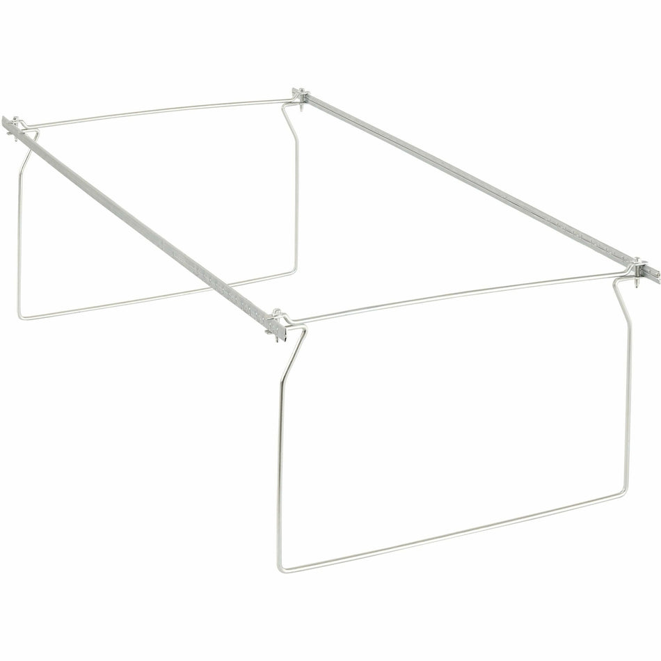 Business Source Premium File Folder Frames - Legal - Metal - Stainless Steel - 6 / Box