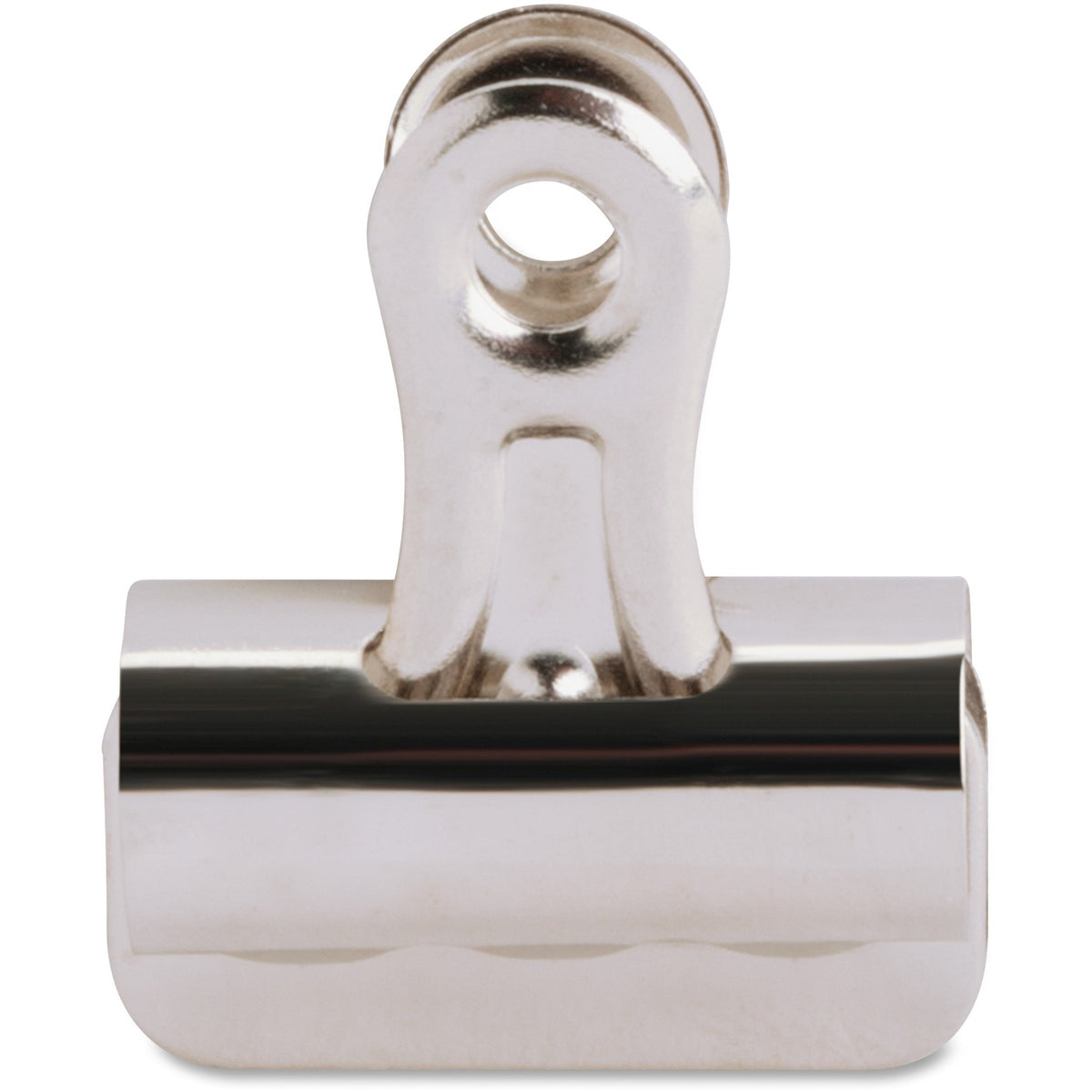 Business Source Bulldog Grip Clips - No. 1 - 1.3" Width - for Paper - Heavy Duty - Silver - 36 / Box