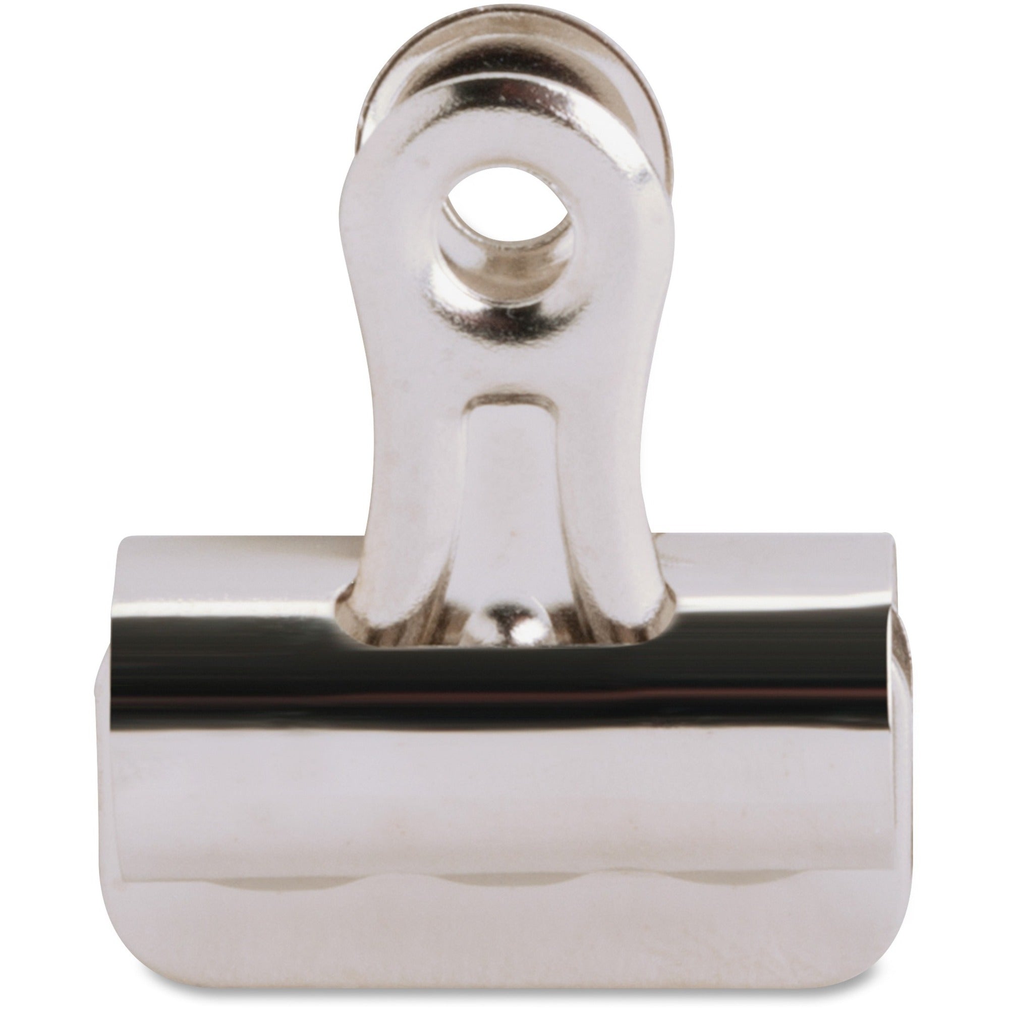 Business Source Bulldog Grip Clips - No. 1 - 1.3" Width - for Paper - Heavy Duty - Silver - 36 / Box