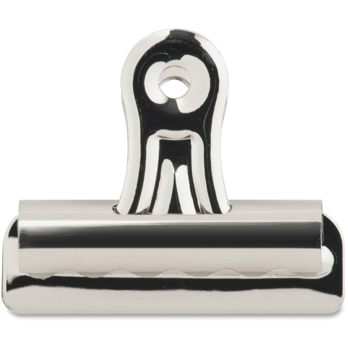 Business Source Bulldog Grip Clips - No. 2 - 2.3" Width - for Paper - Heavy Duty - Silver - 36 / Box