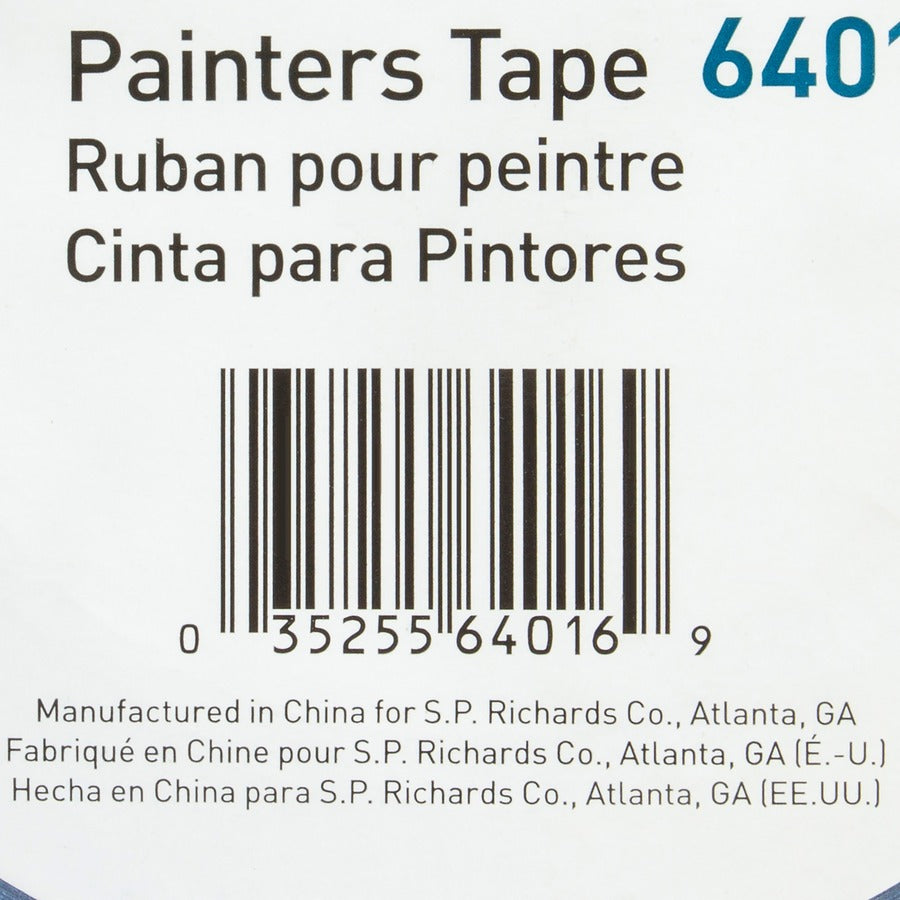 Business Source Multisurface Painter's Tape - 60 yd Length x 2" Width x 5.5 mil Thickness - Blue - 2 / Pack