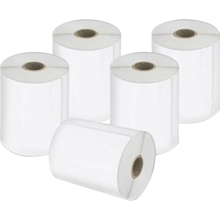 Dymo LabelWriter 4XL Label Printer Label Roll - 4" Width x 6" Length - Rectangle - Direct Thermal - White - Plastic - Water Resistant - 220 / Roll - 5 / Pack