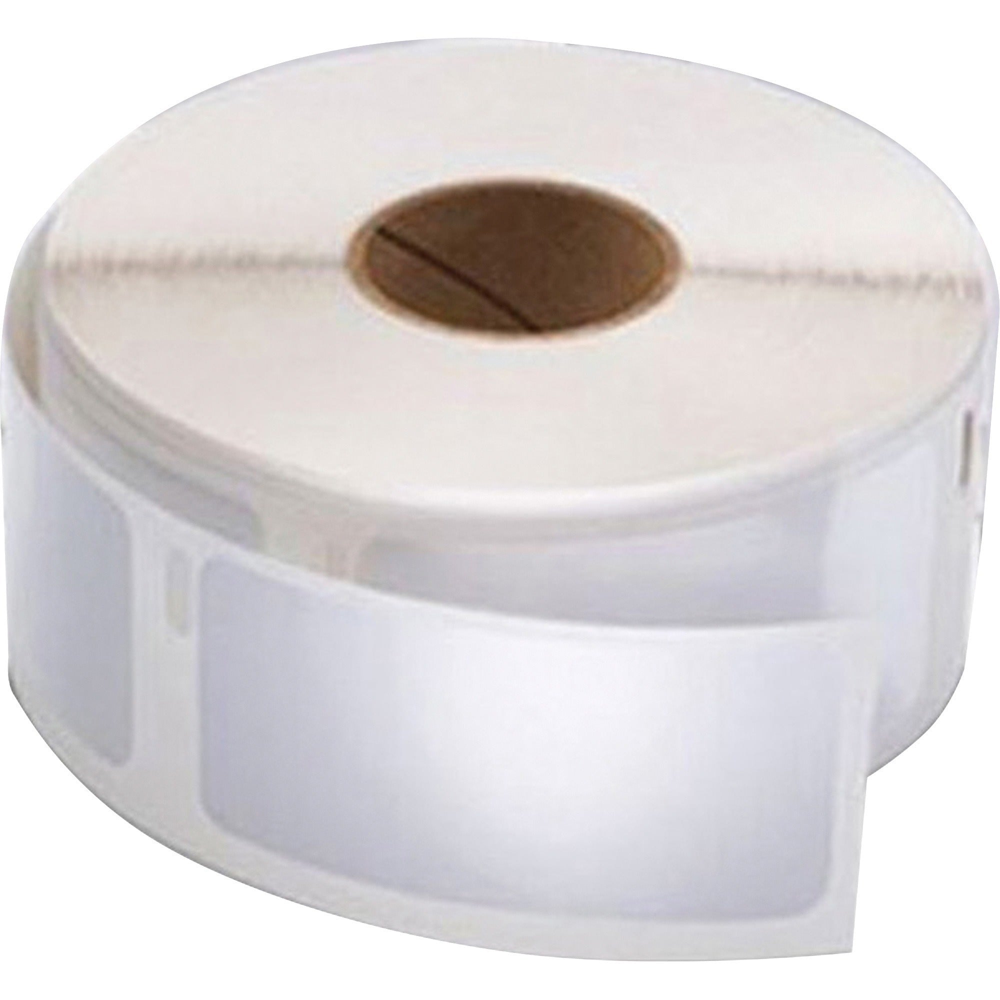 Dymo LabelWriter Labels - 1" Height x 2 1/8" Width - Roll - Rectangle - White - 500 / Roll - 6 / Pack