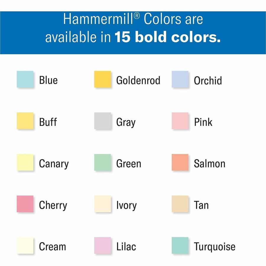 Hammermill Colors Recycled Copy Paper - Canary - Alternate-Image8