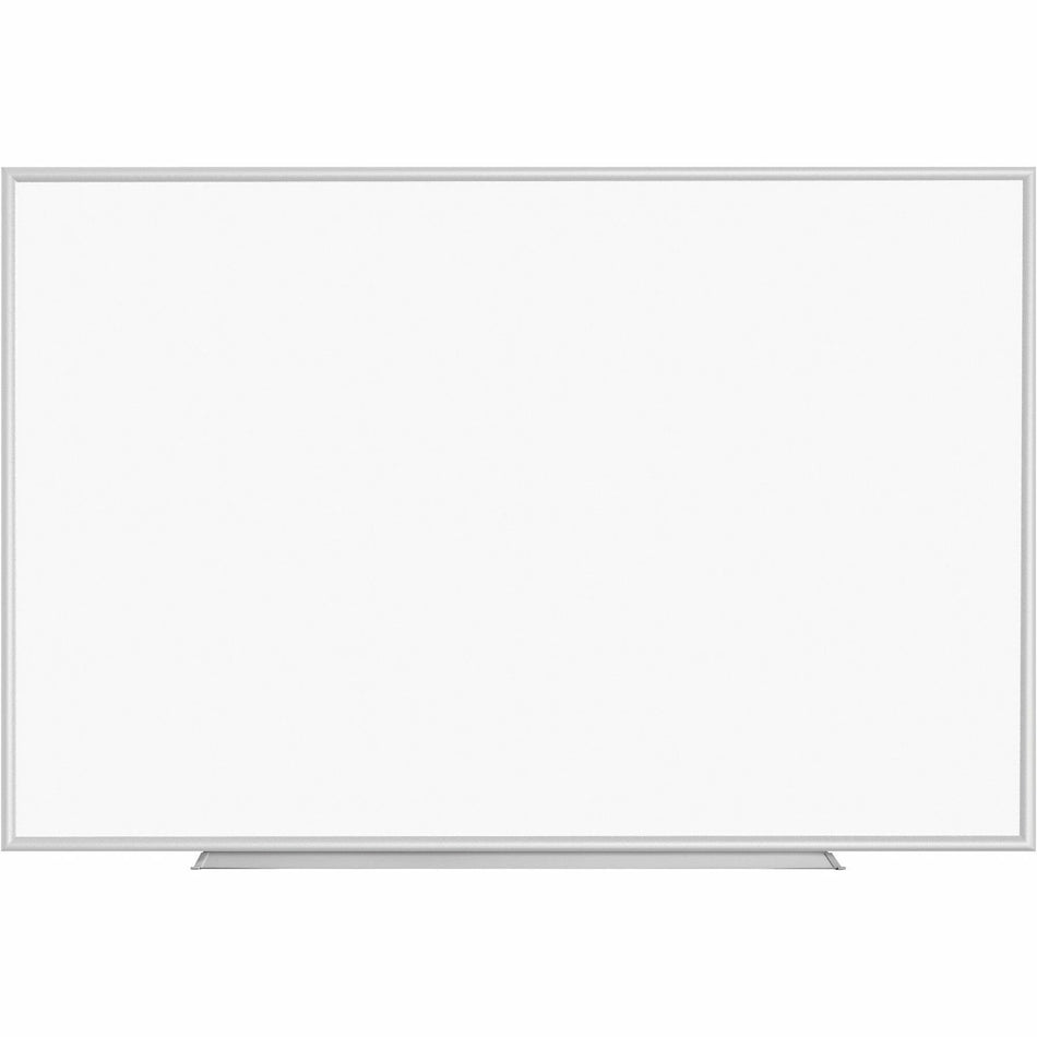 Lorell Dry-erase Board - 72" (6 ft) Width x 48" (4 ft) Height - White Styrene Surface - Silver Aluminum Frame - Rectangle - 1 Each