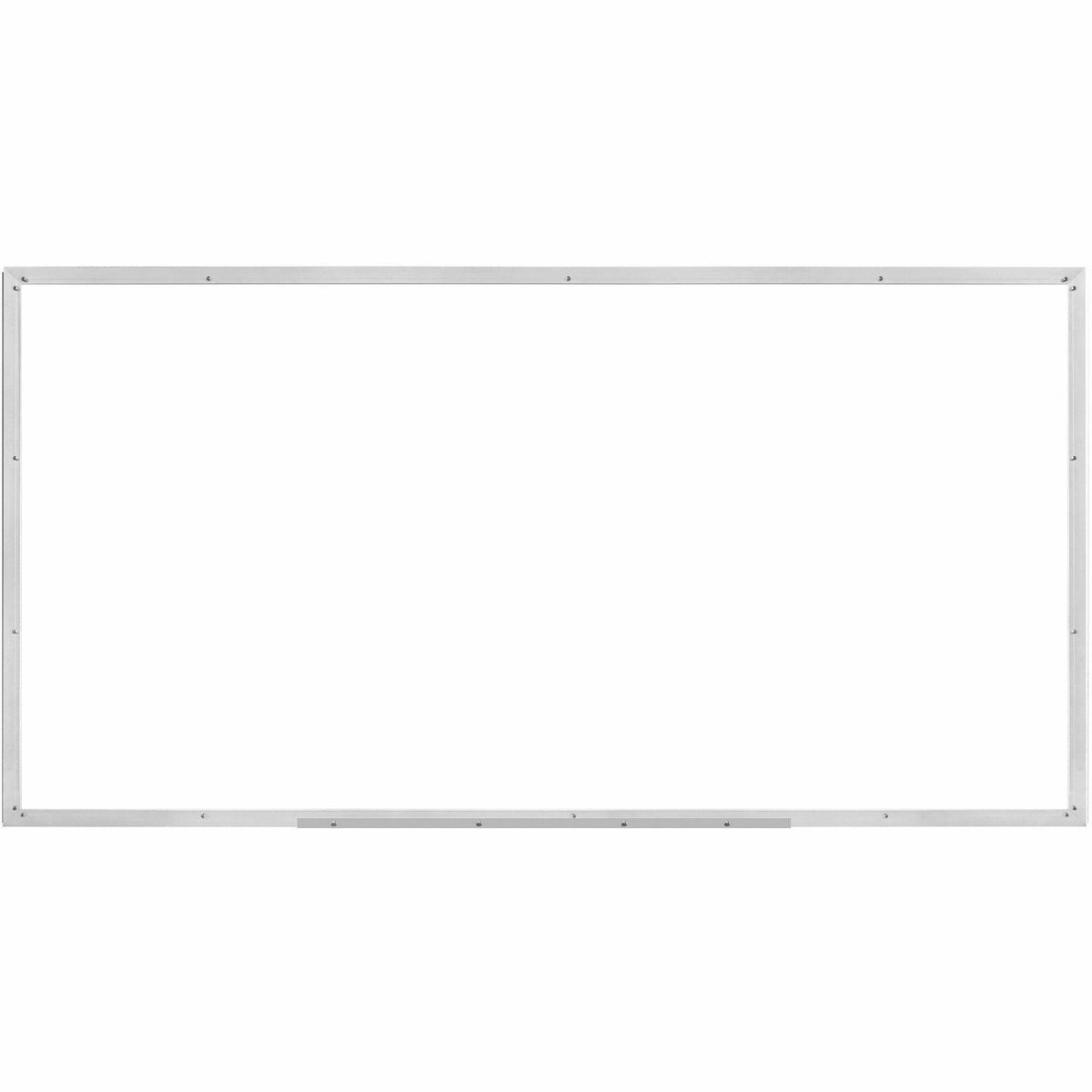 Lorell Dry-erase Board - 96" (8 ft) Width x 48" (4 ft) Height - White Styrene Surface - Silver Aluminum Frame - Rectangle - 1 Each