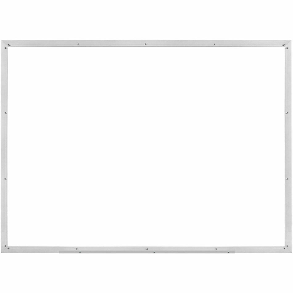 Lorell Dry-erase Board - 48" (4 ft) Width x 36" (3 ft) Height - White Styrene Surface - White Aluminum Frame - Rectangle - 1 Each