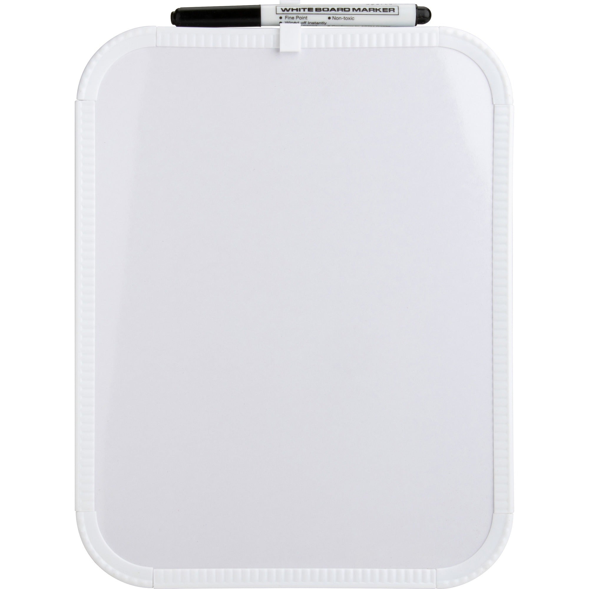 Lorell Personal Whiteboard: Compact 11x8.5’’ Melamine Surface - Dry Erase Boards