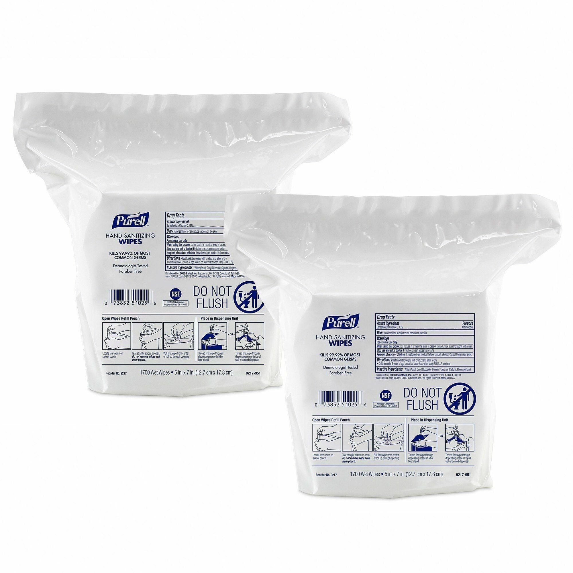 PURELL&reg; Hand Sanitizing Wipes Dispenser Refill - 2000
