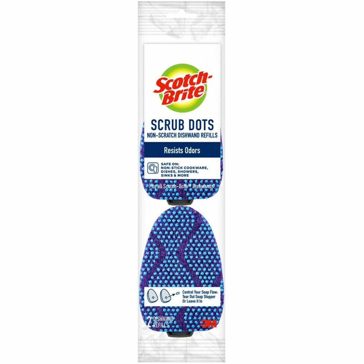 Scotch-Brite Scrub Dots Dishwand Refill - 2000
