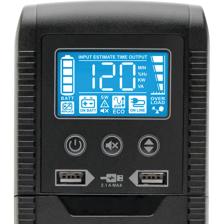 Tripp Lite series ECO1500LCD 1440VA Tower UPS - Alternate-Image2