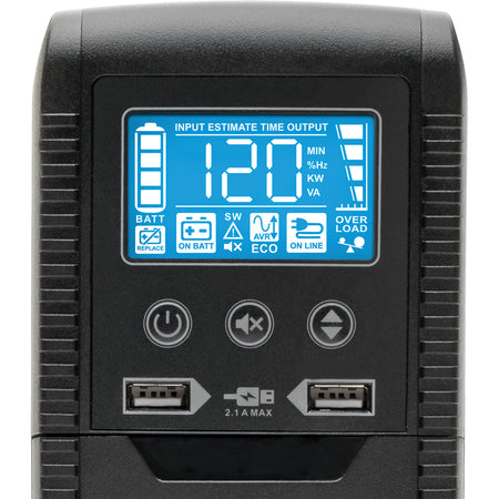 Tripp Lite series ECO1500LCD 1440VA Tower UPS - Alternate-Image2